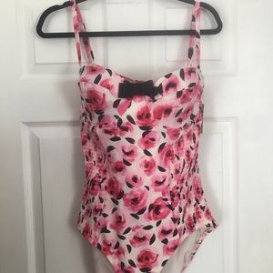 NWT KATE SPADE FLORAL BATHING SUIT ONE PIECE